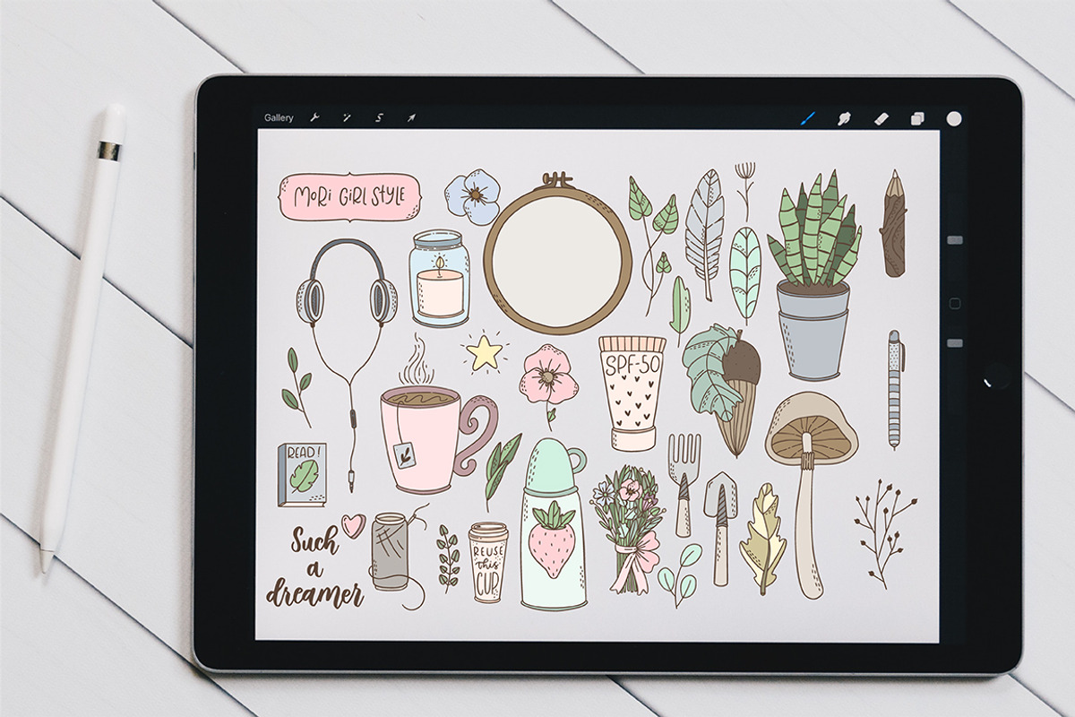 Mori Girl doodles., an Illustration by Sentimental postman (Photo 2 of 18)