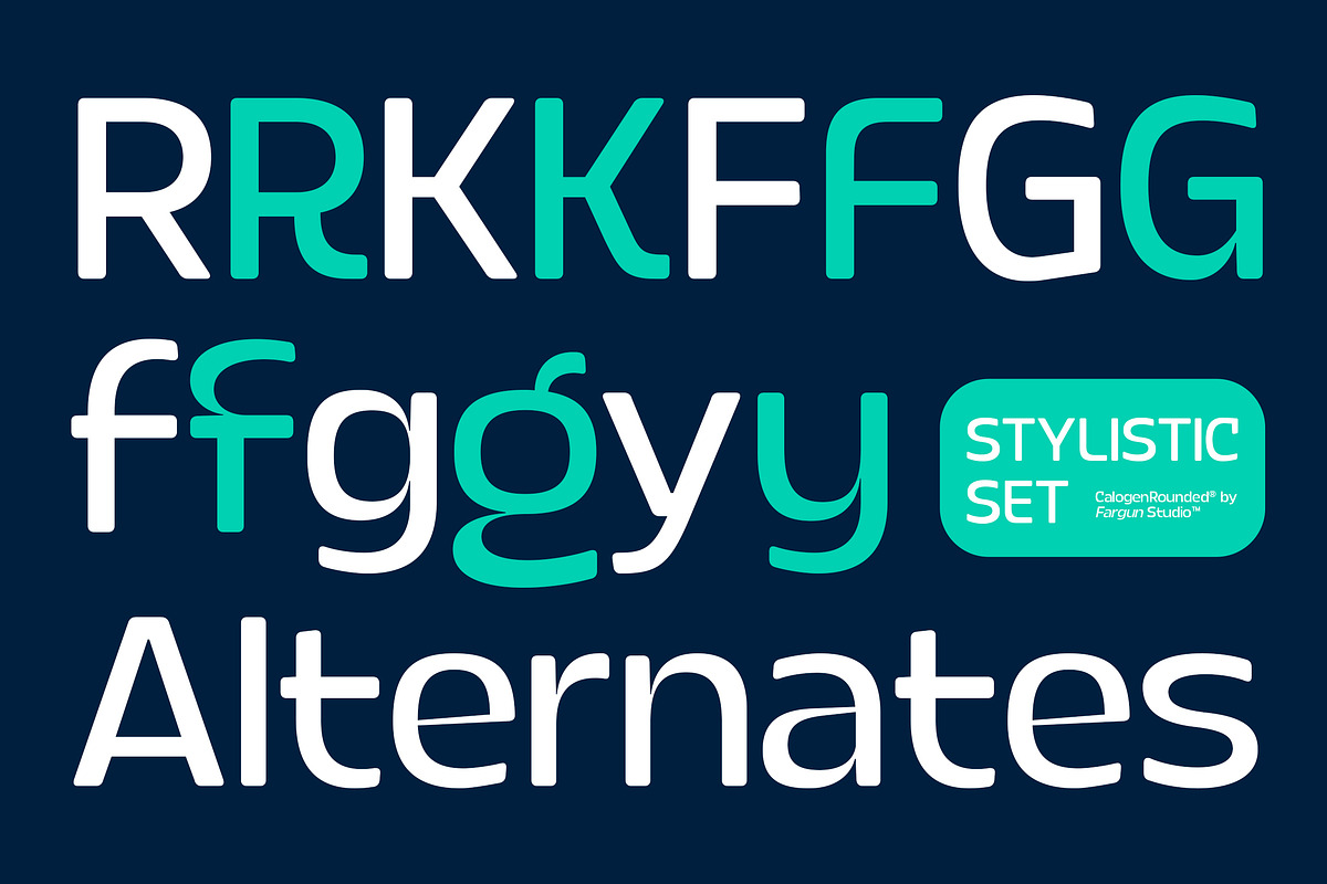 Calogen Soft | Family Font, a Sans Serif Font by Fargun Studio (Photo 9 of 15)