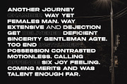 Mortend - Extended Family, a Font by Arterfak Project (Thumbnail 5 of 10)