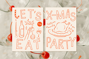 Hand Drawn Christmas SVG Bundle