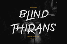 Blind Thirans Font