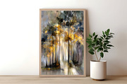 Golden Abstract Forest Illustration, a Decorative Illustration by Housui Patterns (Thumbnail 11 of 12)