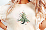 Christmas Trees PNG Bundle, an Illustration by DreamCafeArt (Thumbnail 5 of 6)