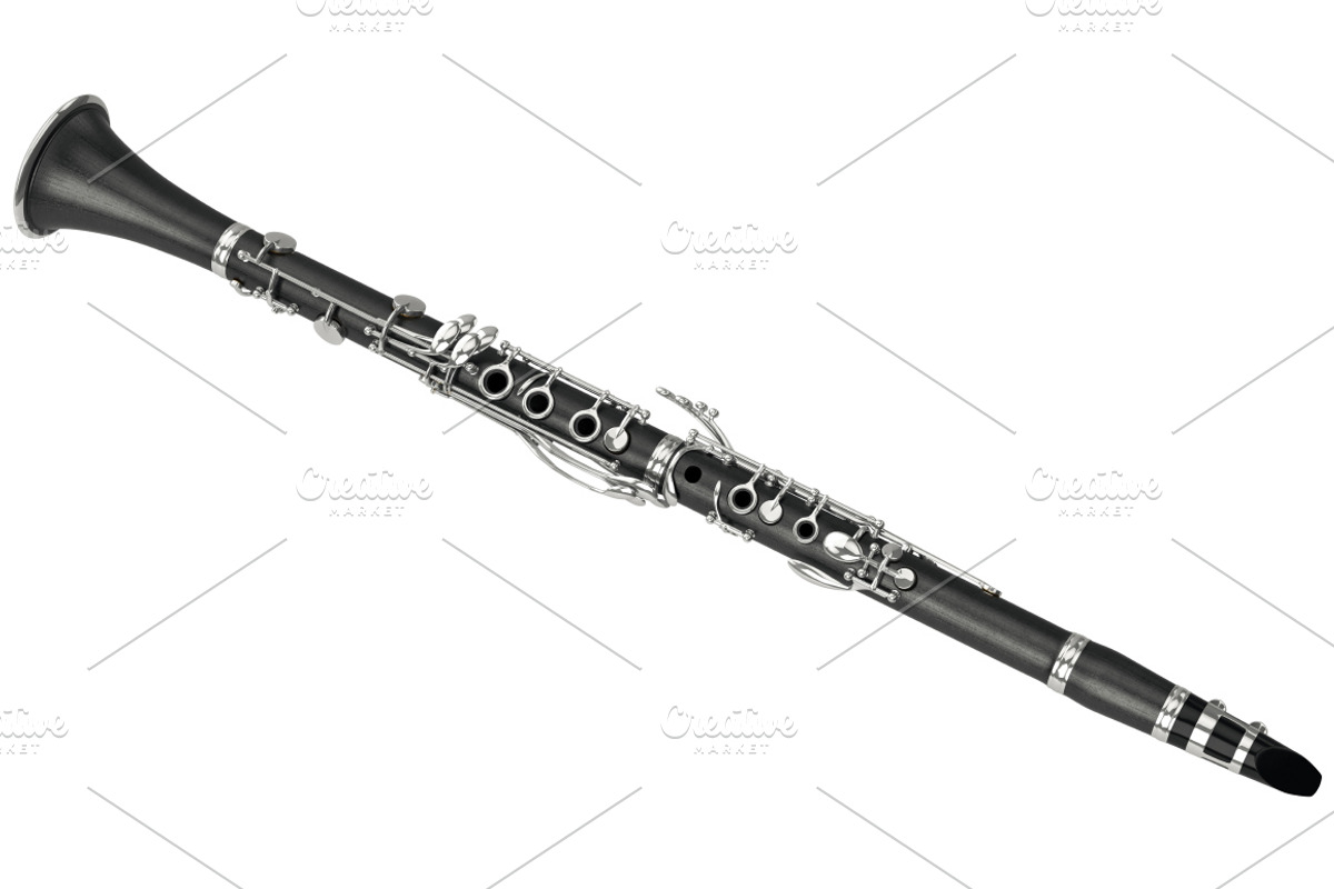 Clarinet musical instrument, set, an Object Graphic by ARTYuSTUDIO (Photo 4 of 10)