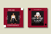 Fashion Social Media Template Design, a Social Media Template by MightyDesign (Thumbnail 4 of 8)