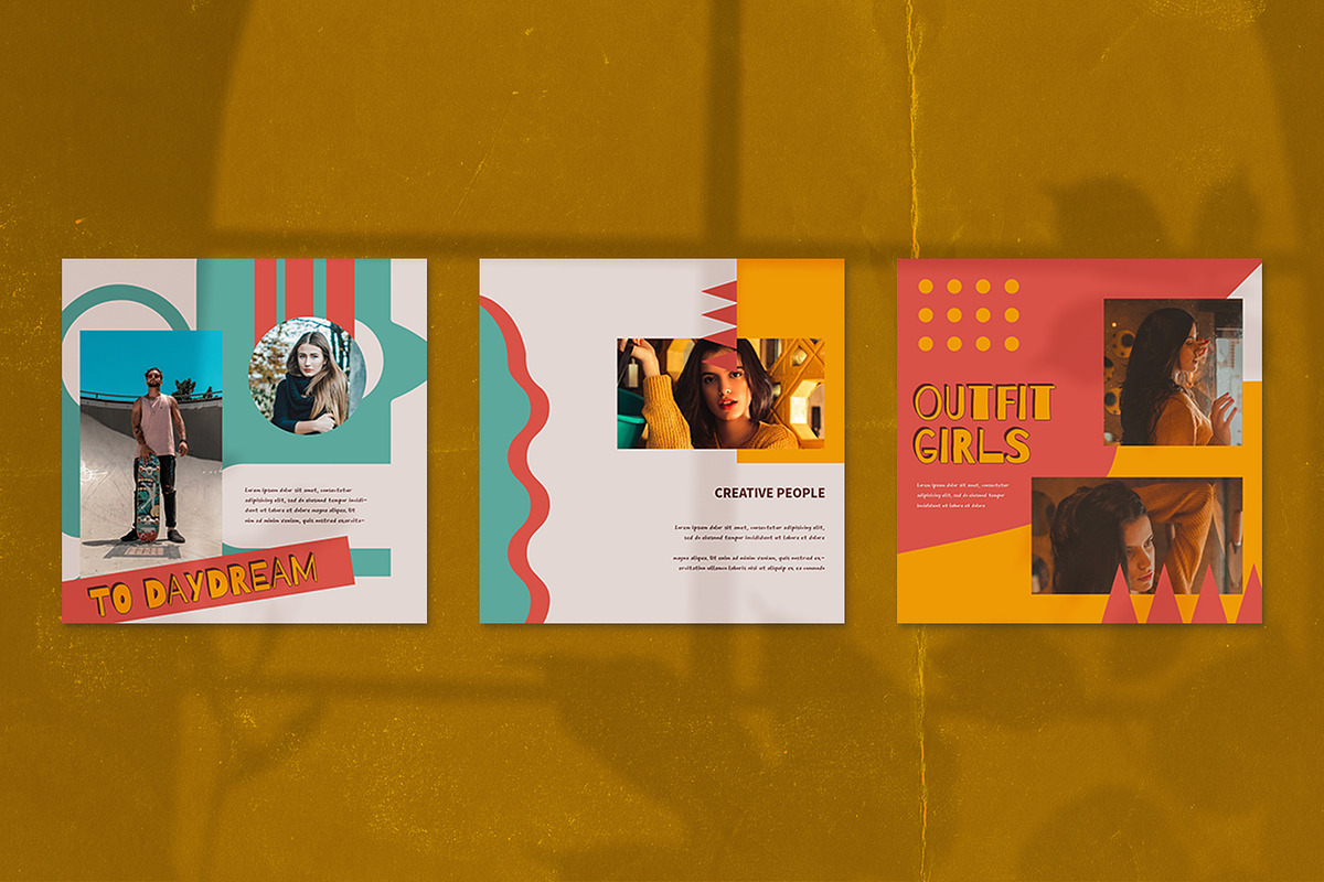 Geomei 90' Instagram Templates, a Social Media Template by Azruca (Photo 9 of 9)