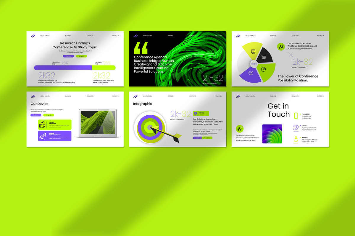 Conference Agenda Template, a Presentation Template by Soraclod (Photo 7 of 9)