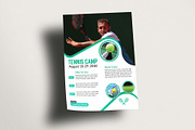 Tennis Camp Flyer Template, a Flyer Template by Creativpixl (Thumbnail 3 of 4)