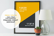 Artist Series Framed Print Mockup #1, a Print Template by Tina Crespo (Thumbnail 1 of 3)