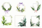 Easter Lily of the Valley Frames Cli, an Illustration by Designworld (Thumbnail 3 of 7)