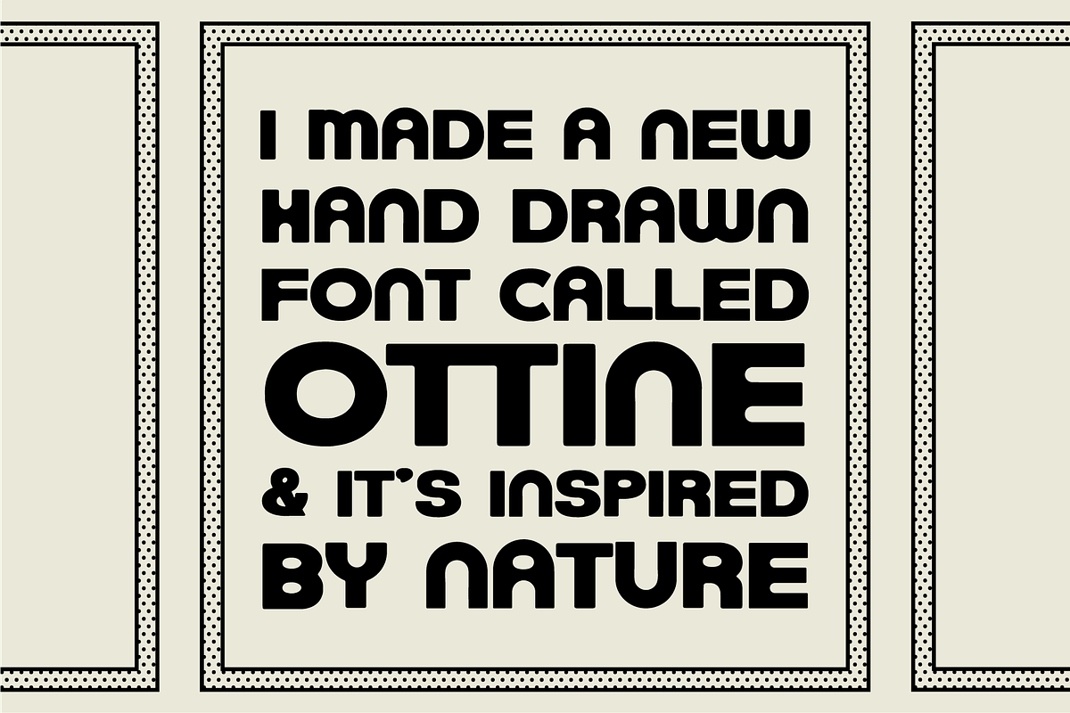 Ottine Hand Drawn Font, a Font by nickqtx (Photo 3 of 4)
