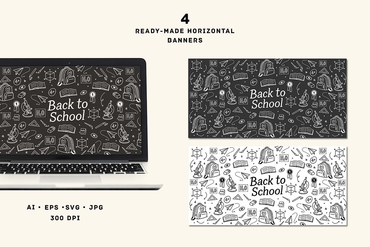 Back to School vector clipart set, an Education Illustration by VerAna (Photo 4 of 14)