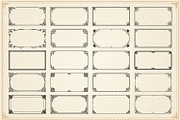 Decorative frames and borders set #2, an Object Graphic by Digiselector Design Goods (Thumbnail 7 of 7)