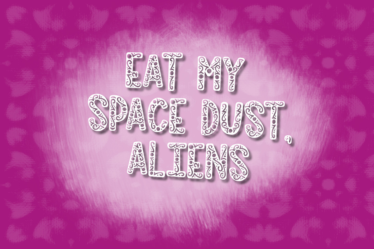 MOONSOUP - A Galactic Font Trio preview 5