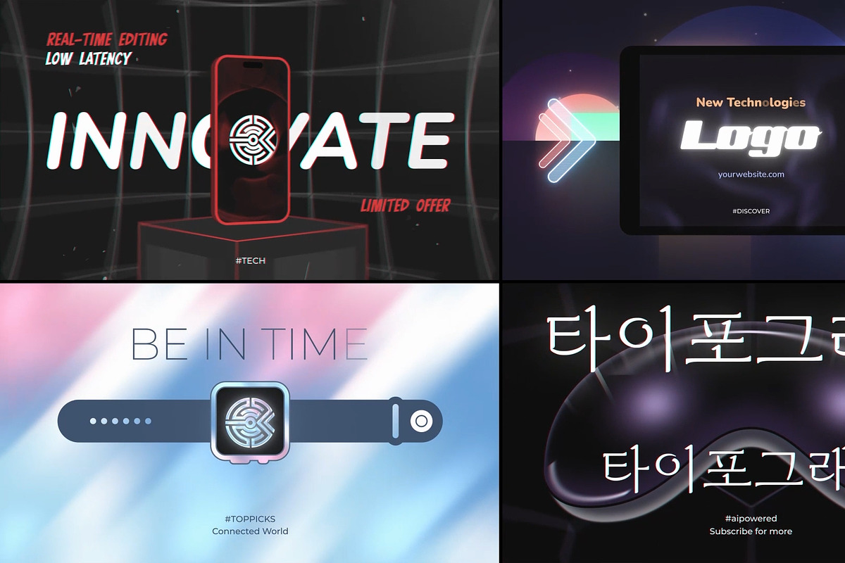 Devices Typography DaVinci Resolve, a Templates & Theme by 2dfx