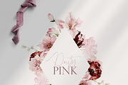 Watercolor Flowers - Dusty PINK, a Decorative Illustration by Beigetime (Thumbnail 6 of 10)