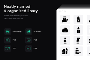 50 Medicaments icons, an Icon by Wencory