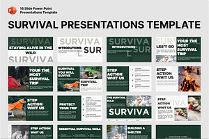SURVIVAL TRIP PRESENTATION TEMPLATE, a Templates & Theme by Pixel Blend