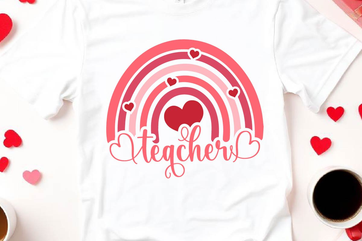 Valentine’s Day Teacher SVG Bundle, an Object Graphic by EllaMaiyaali (Photo 4 of 7)
