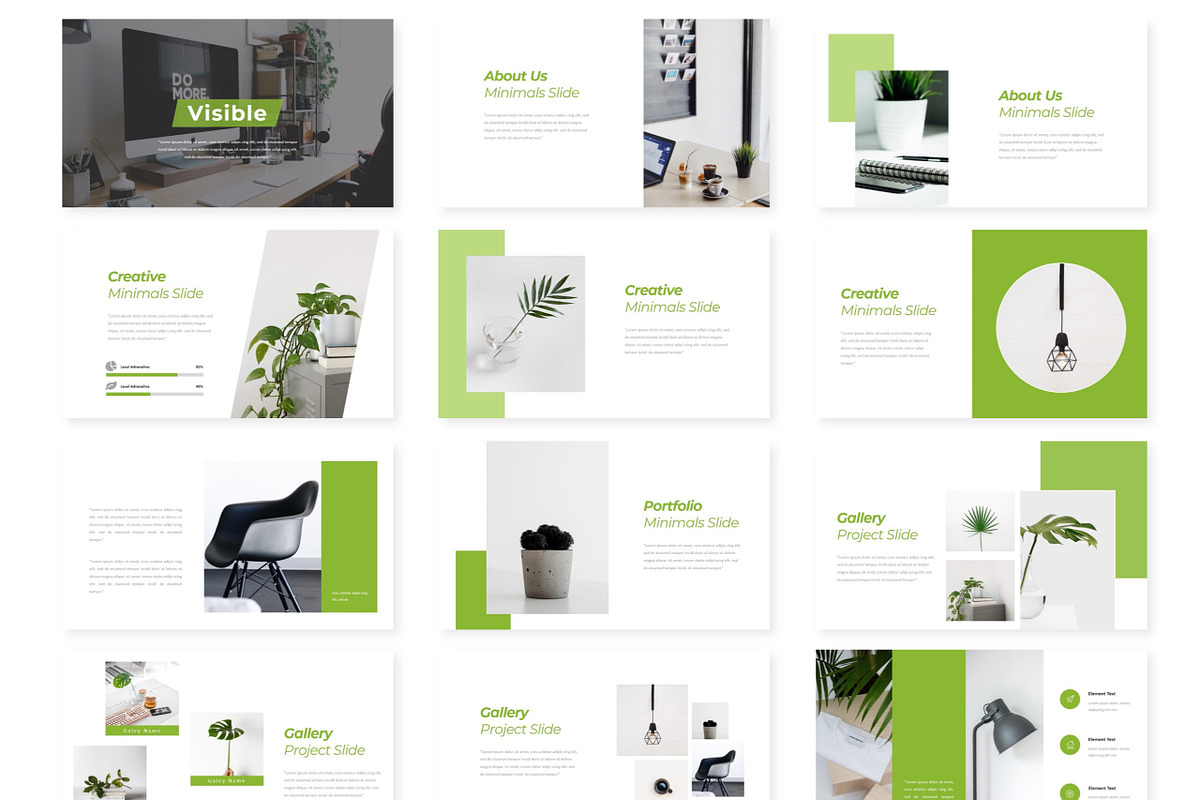 Visible - Presentation Template, a Presentation Template by AQR Studio ...