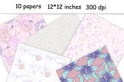 Spring Fairy Tale Pattern, a Pattern Graphic by GlamArtZhanna (Thumbnail 3 of 3)