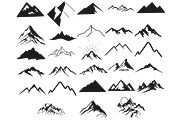 Mountain Range Set 3 Procreate Brush, a Brush Add-On by Disasterology Ink (Thumbnail 10 of 10)