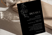 BW Invitation Canva Template, an Invitation Template by microstd (Thumbnail 4 of 6)