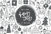 Holly Jolly. Winter doodles, an Object Graphic by Dinkoobraz (Thumbnail 1 of 8)