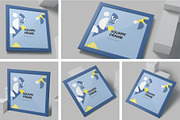 Square Picture Frame Mockups, an Advertising Mockup by megostudi0 (Thumbnail 1 of 7)