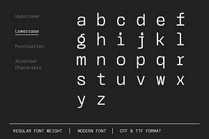 Monospaced Font