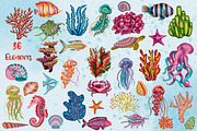 Deep Sea! 160 Marine Patterns, a Pattern Graphic by Andre_Eva (Thumbnail 2 of 9)
