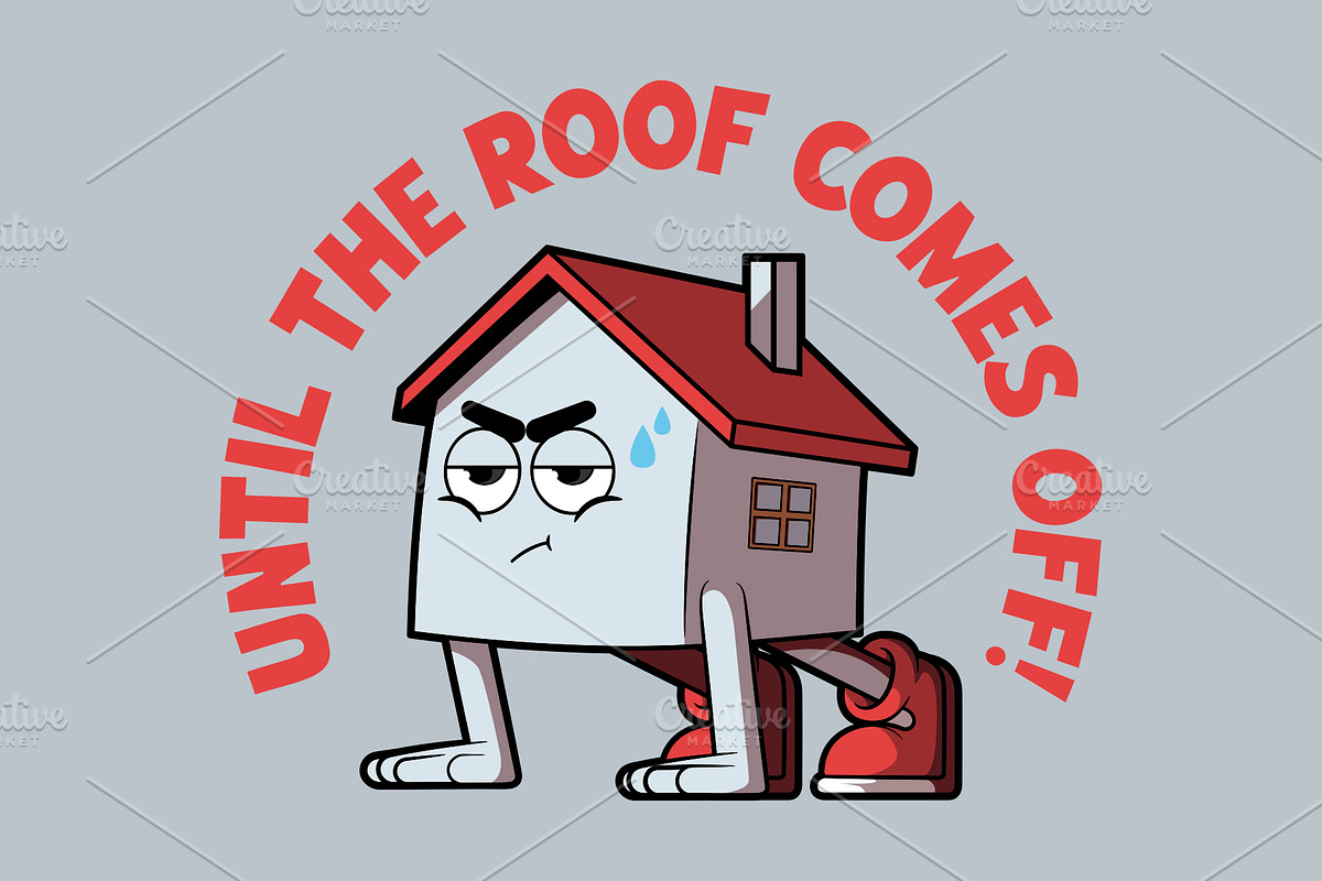 The Roof Comes Off!, an Education Illustration by pedrors