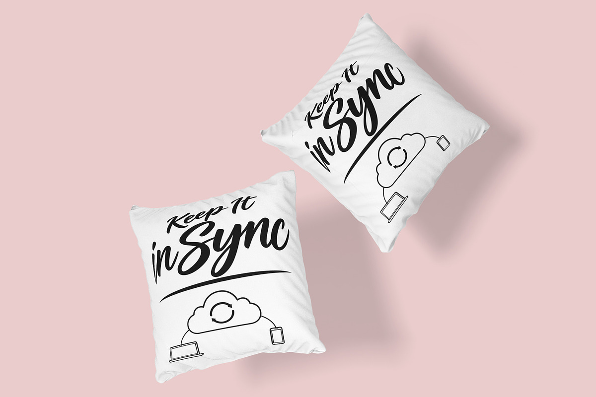 Keep It in Sync Cloud SVG, an Object Illustration by Ghagra (Photo 5 of 6)