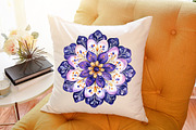 Pastel Folk Art Botanicals Flowers P, an Illustration by Sublimation Artist (Thumbnail 6 of 6)