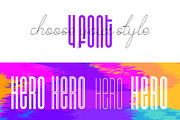 Herolon Font Duo, a Script Font by Lunarts Studio (Thumbnail 2 of 7)