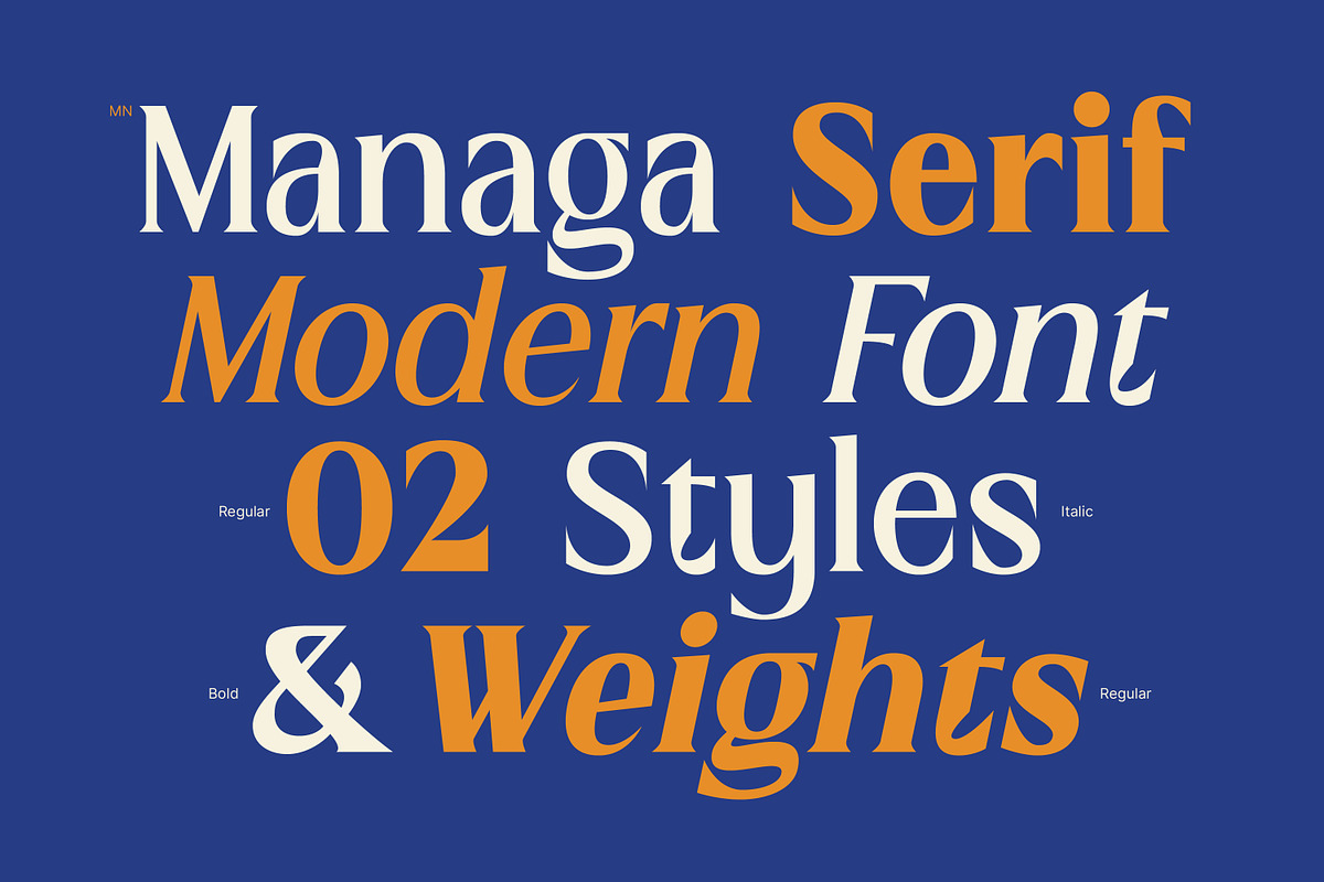 MN Managa Serif - Contemporary Serif, a Serif Font by Mantra Naga (Photo 2 of 18)