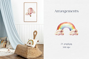 Fairy tale watercolor clip art, an Illustration by Navenzeles (Thumbnail 3 of 12)