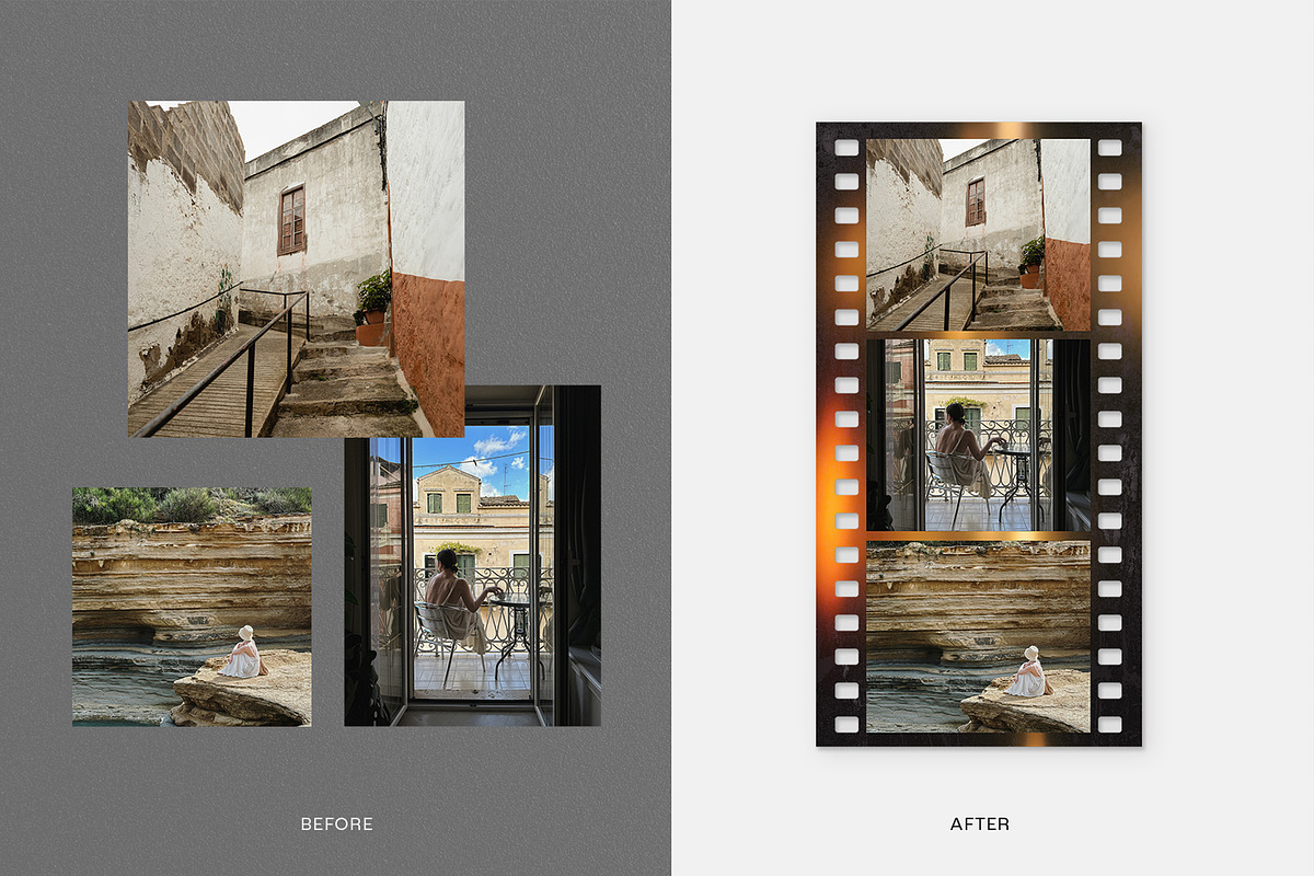 Analog Film Strip Frame Template, a Mockup by DesignerCandies (Photo 9 of 13)