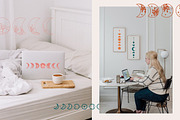 Boho moon & stars Illustrations set, an Illustration by Art Dari Autumn (Thumbnail 6 of 15)