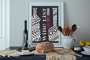 Wine list collection, a Decorative Illustration by ekmelica (Thumbnail 2 of 5)