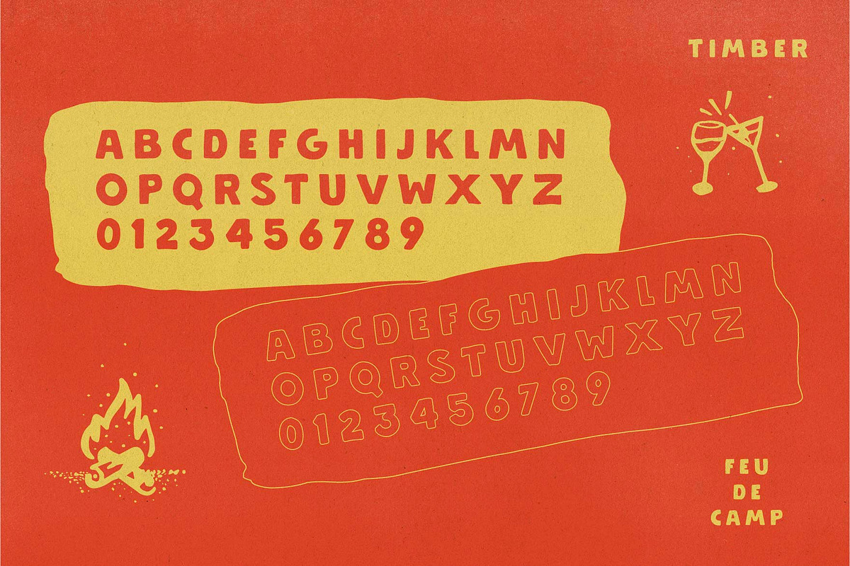 Feu de Camp - Handmade Font Duo, a Handwritten Font by Lateral Design (Photo 7 of 12)