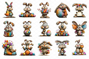 Baby Bunny Easter Illustration Set, an Illustration by cherrydesign (Thumbnail 3 of 4)