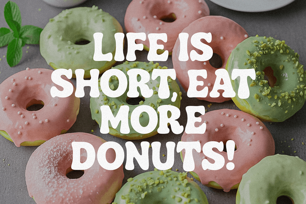 Sunday Bubbly - Bold Retro Font, a Serif Font by Pixesia Studio (Photo 15 of 15)