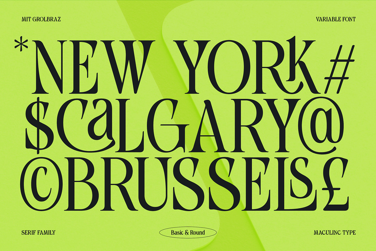 MIT Grolbraz | Variable Font, a Serif Font by Maculinc Type (Photo 9 of 16)
