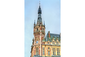 Belfry of Tourcoing, the Nord department of France, an Architecture Photo by Leonid Andronov
