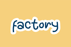 Factory - Handwritten Font