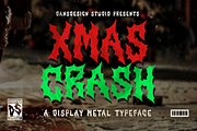 Xmas Crash Metal Horror Graffiti, a Blackletter Font by dansdesign (Thumbnail 1 of 9)