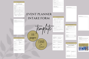 EVENT PLANNER INTAKE FORM