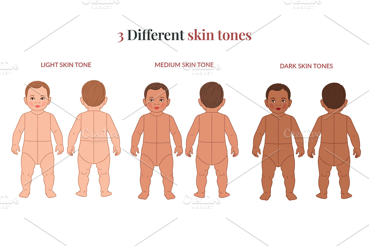 Baby Fashion Croquis Bundle, a Person Illustration by Shorena Fashion Draws (Photo 10 of 11)
