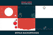 XMAS LINES Vector Pack + Bonus, a Flyer Template by RSO (Thumbnail 5 of 5)